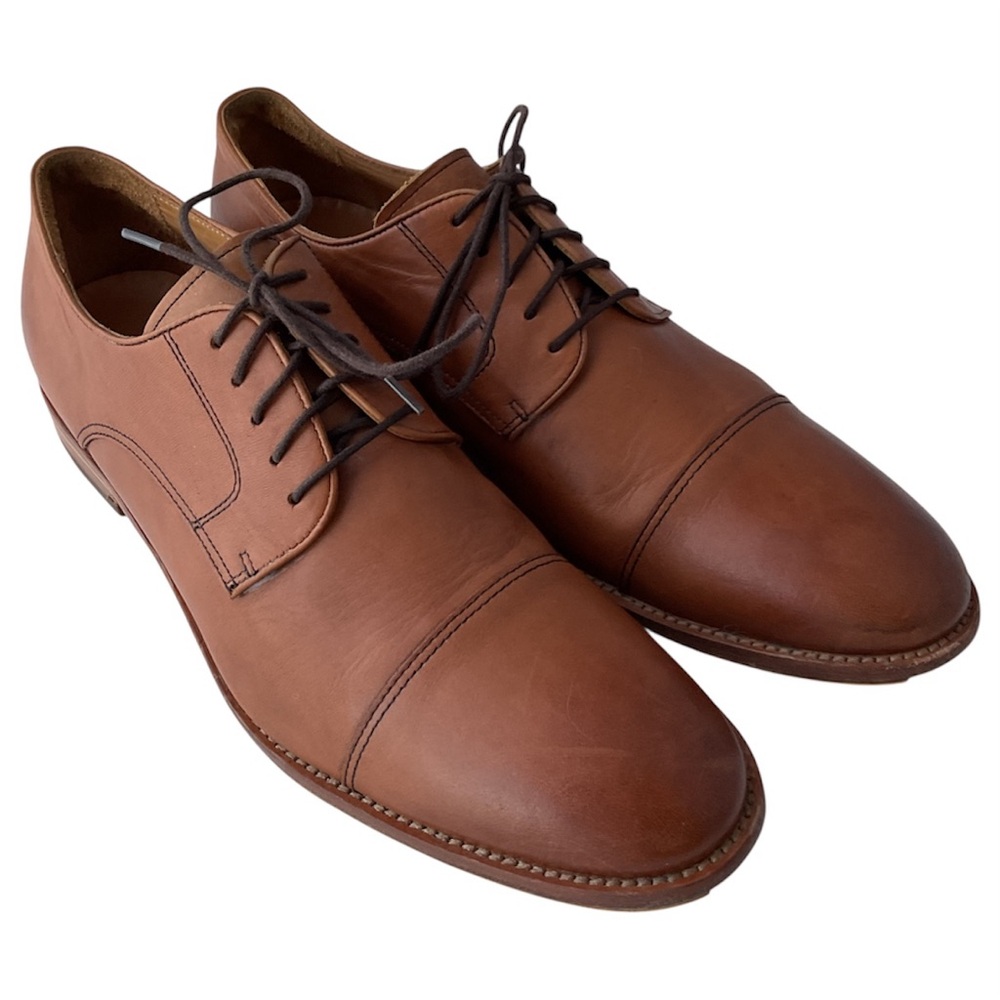 Warfield & Grand Daniel Oxford Leather Cap Toe Dress Shoes Men’s Size 11.5